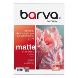 Фотопапір BARVA A3, 280 г/м2, 20 л, Everyday (IP-AE280-447)