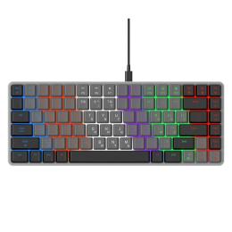 Клавіатура GamePro MK140R Red Swich Low Profile Dark Gray (ENG/UKR)