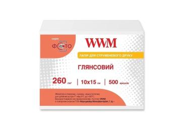 Фотопапір WWM 10x15 (G260N.F500/C)