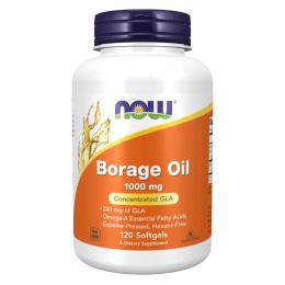 Жирні кислоти Now Foods Borage Oil 1000 mg - 120 sgels (2022-10-2371)