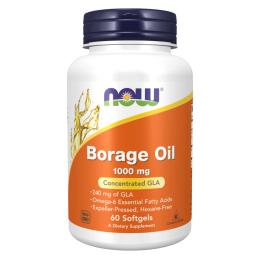 Жирні кислоти Now Foods Borage Oil 1000mg - 60 sgels (2022-10-2370)