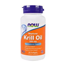 Олія криля Now Foods Krill Oil 500mg - 60 softgels (2023-10-5229)