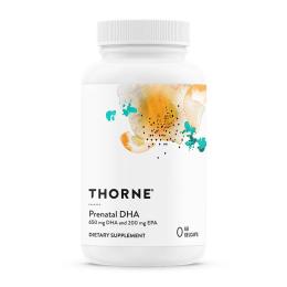 Жирні кислоти Thorne Prenatal DHA - 60 gelcaps (2023-10-3134)