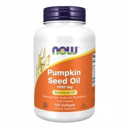 Олія насіння гарбуза Now Foods Pumpkin Seed Oil - 100 sgels (100-89-2034516-20)