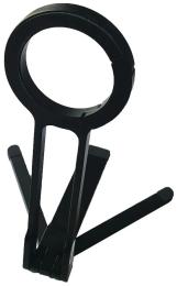 Тримач-підставка для телефона Infinity RT777 (з карабіном) Black