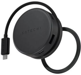 USB-хаб Satechi OntheGo 7-in-1 USB-C Multiport Adapter Space Black (ST-POTG7C)