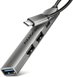 USB-хаб Axagon 4-port Alu Strip USB-C Hub (HUE-STC)