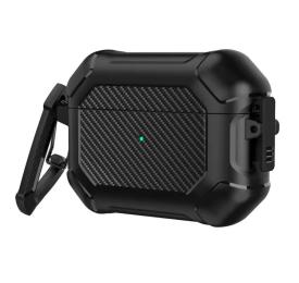 Чохол для навушників Infinity Carbon Silicone for AirPods Pro 2 Black