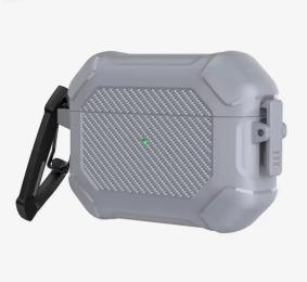 Чохол для навушників Infinity Carbon Silicone for AirPods Pro 2 Gray