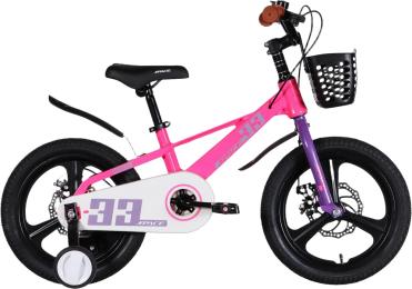 Велосипед MG 16 SPACE KID ORION DD 9 2026 Pink Purple (OPS-SK-16-039)
