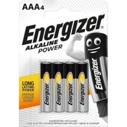 Батарейка Energizer Battery ALKALINE POWER LR03 AAA (ENLR03B4) 4 шт