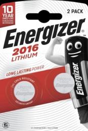Батарейка Energizer Battery CR2016 LITHIUM K280 2 шт (ENEBCR2016B2)