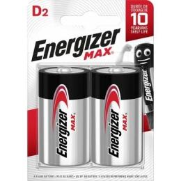 Батарейка Energizer Battery MAX LR20 D 2 шт (ENEBLR20MB2)