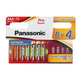 Батарейка Panasonic Pro Power AAA/LR03 BL 12 (8+4) шт