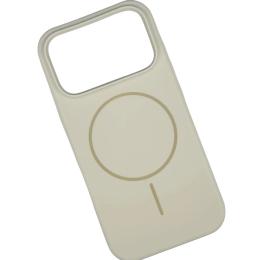 Чохол-накладка Infinity Silicone Case Luxury MagSafe для Apple iPhone 17 Pro Max Stone