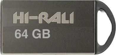 Флеш память Hi-Rali Mini Fit 64GB USB 2.0 Black (HI-64GBMINFIT)