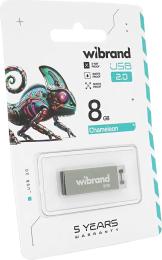 Флеш память Mibrand Chameleon 8GB Silver (MiCn/8)