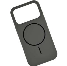 Чохол-накладка Infinity Silicone Case Luxury MagSafe для Apple iPhone 17 Pro Gray