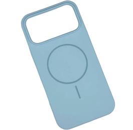 Чохол-накладка Infinity Silicone Case Luxury MagSafe для Apple iPhone 17 Pro Light Blue