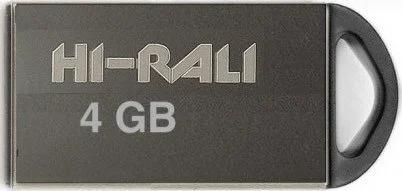 Флеш память Hi-Rali Mini Fit 4GB USB 2.0 Black (HI-4GBMINFIT)