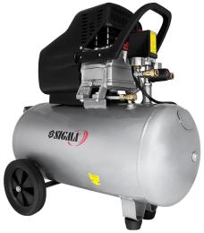 Компресор Sigma 1.8кВт 230л/хв 8бар 50л (2 крана) (7043141)