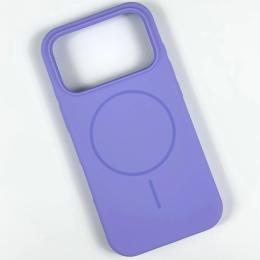 Чохол-накладка Infinity Silicone Case Luxury MagSafe для Apple iPhone 17 Pro Purple