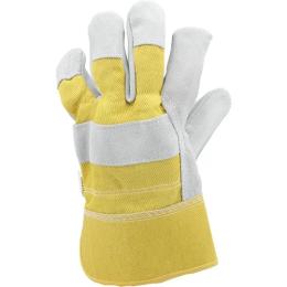 Рукавички робочі Vorel 74005 Yellow Gray розмір 10