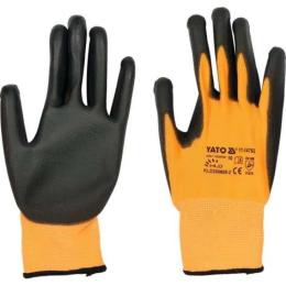 Рукавички робочі YATO YT-74753 Black Orange розмір 10