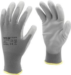 Рукавички робочі YATO YT-74719 Gray розмір 9