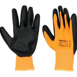 Рукавички робочі YATO YT-74755 Black Orange розмір 9