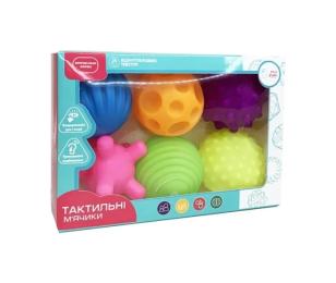 Набір тактильних мячиків Mega Zayka Яскраві MGZ-0932