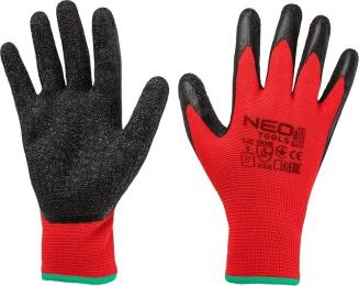 Рукавички робочі Neo Tools 97-645-8 Red Black 12шт
