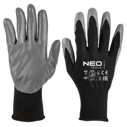 Рукавички робочі Neo Tools 97-647-11 Gray Black 12шт