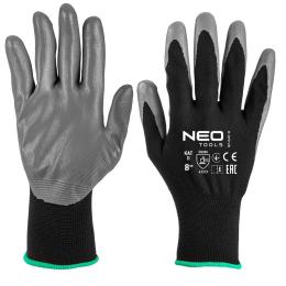 Рукавички робочі Neo Tools 97-647-8 Gray Black 12шт
