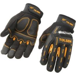 Рукавички робочі Tolsen Профі (45047) Black Orange