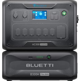 Зарядна станція BLUETTI AC300 + battery module B300K Black