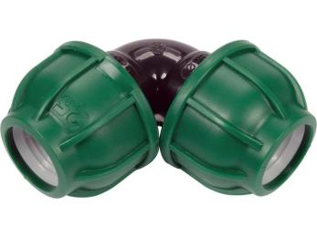 Коліно 90 до водяних пластикових труб 25х 25 мм- FLO поліпропіл., для тиску 1 MPa 50