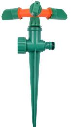 Зрошувач обертовий 3-сторонній FLO на кілку, до шлангу 1/2, ABS-пластик 12/48