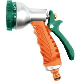 Зрошувач-пістолет 7-режимний FLO до шлангу 1/2, TPR-пластик + цинк 12/48