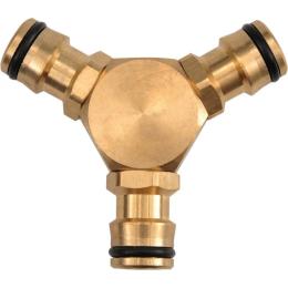 Трійник - зєднювач FLO для шланга латунний 1/2 DW