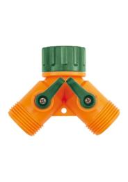 Трійник - розподілювач FLO для крана 3/4 (БЛІСТЕР) 12/96