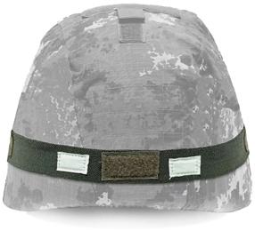 Стрічка Defcon 5 Large Olive на шолом, еластична зі світловідбивними вставками