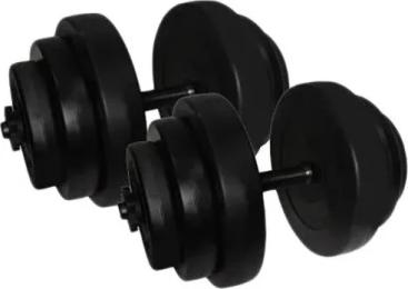 Гантель Newt Rock Pro 18, 5 кг 2 шт. Black набірні (NE-PL-G-018-2)