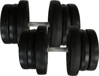 Гантель Newt Rock Pro-R 21.5 кг 2 шт. Black набірні (NE-PL-R-021-2)