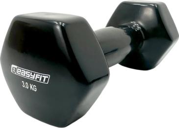 Гантель EasyFit EF-0030-BK Black 3 кг