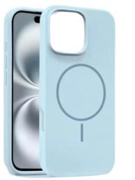 Чохол-накладка Infinity Silicone Case Luxury MagSafe для Apple iPhone 13 Light Blue
