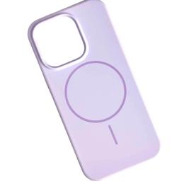 Чохол-накладка Infinity Silicone Case Luxury MagSafe для Apple iPhone 13 Light Purple