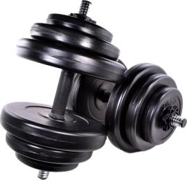 Гантель Neo-Sport 18.5 кг 2 шт. розбірні зі змінними дисками