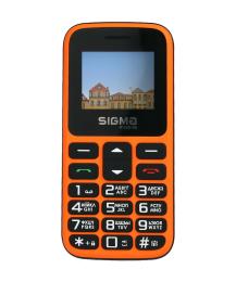 Кнопковий телефон Sigma Comfort 50 HIT2020 Orange (Вживаний)