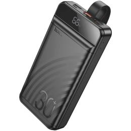 Зовнішній портативний акумулятор Hoco J123B Element 30000mAh Black 22.5W+PD20W